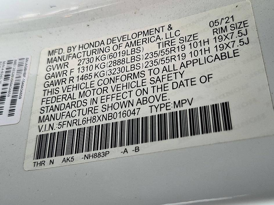 Used 2022 Honda Odyssey Touring image 40