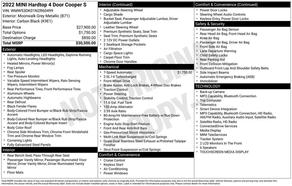 Used 2022 MINI Cooper S FWD image 5