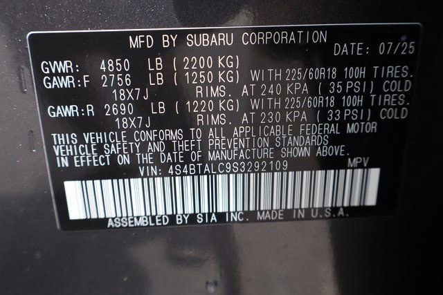 Certified 2025 Subaru Outback Onyx Edition w/ Popular Package #2 AWD/4WD image 23