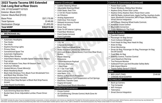 Used 2023 Toyota Tacoma SR5 image 10