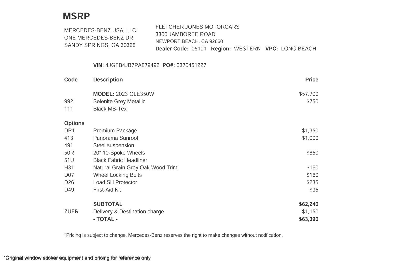 Certified 2023 Mercedes-Benz GLE 350 GLE 350 SUV image 2