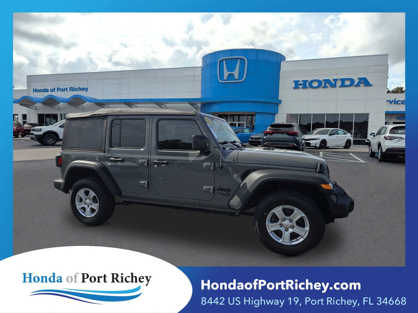 Used 2021 Jeep Wrangler Unlimited Sport image 1
