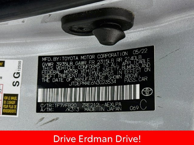 Certified 2022 Toyota Corolla LE FWD image 31