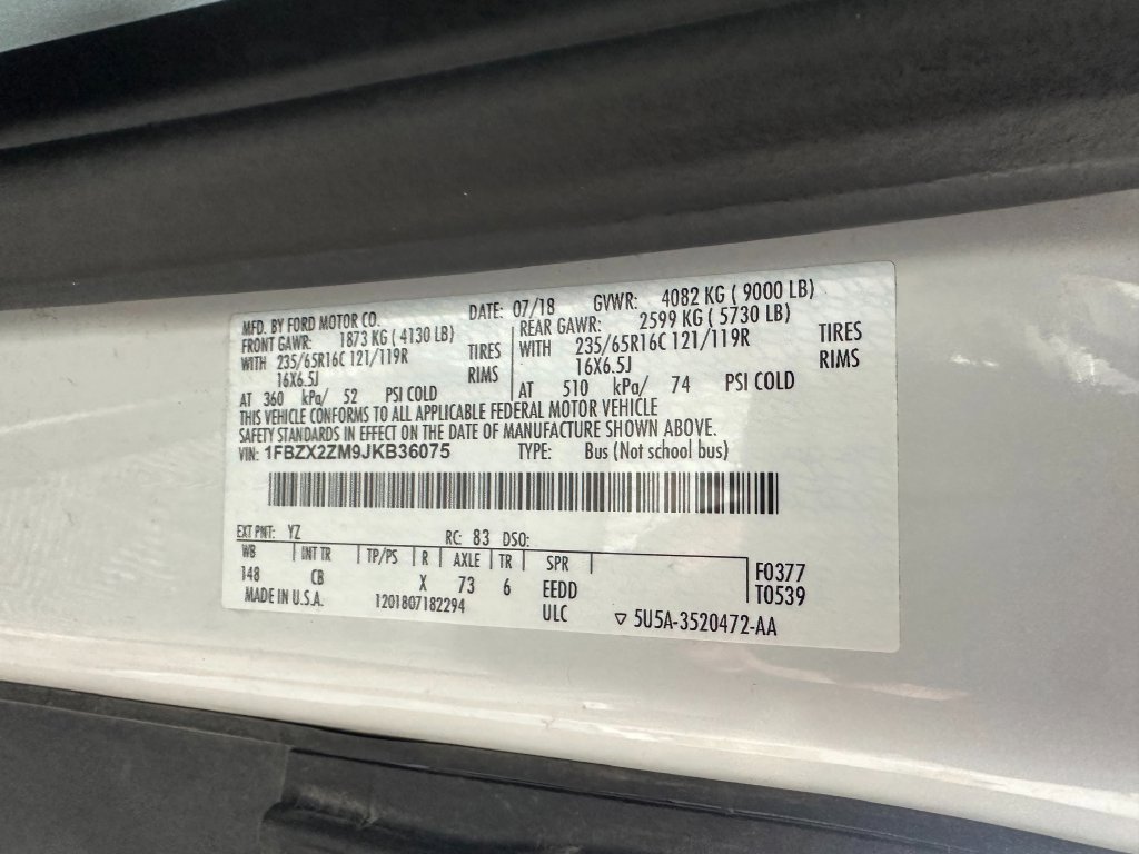 Used 2018 Ford Transit 350 XL RWD image 29