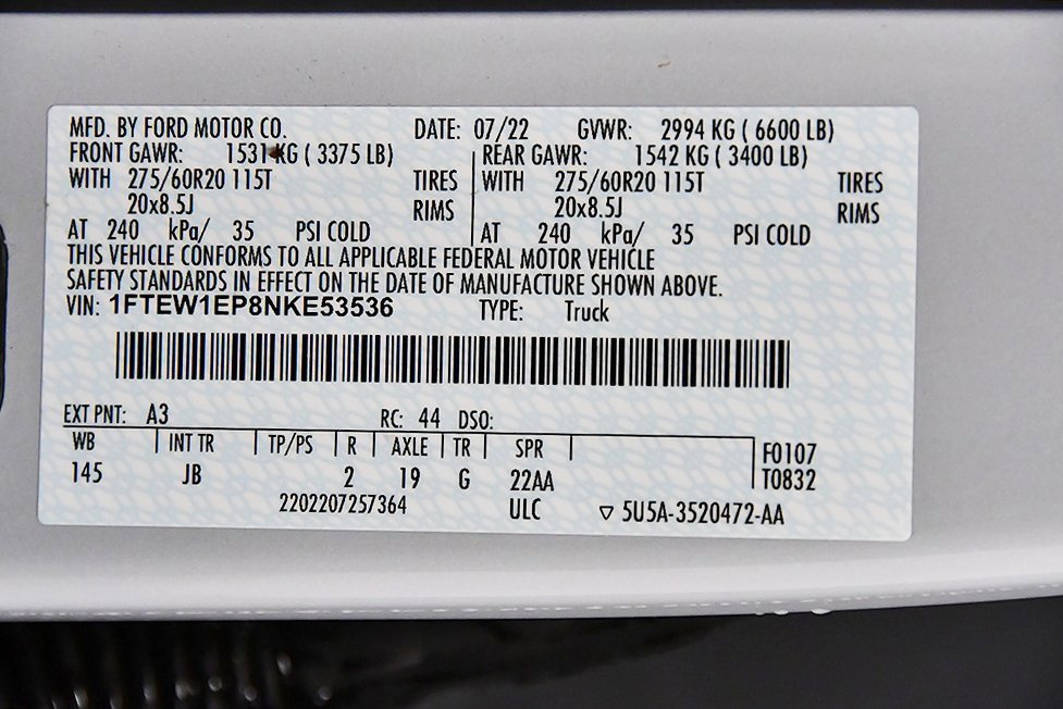 Used 2022 Ford F150 XL w/ STX Appearance Package image 16