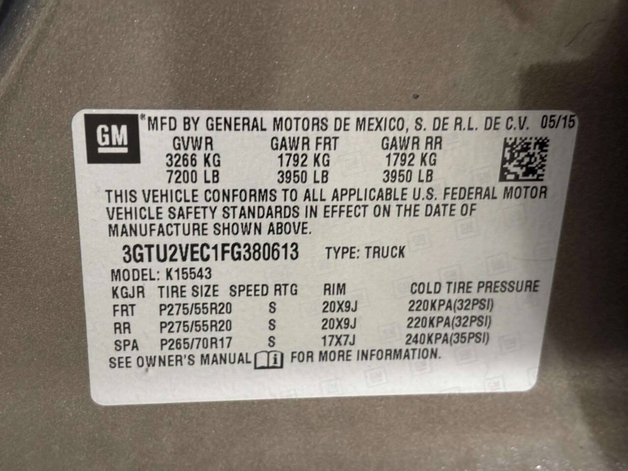 Used 2015 GMC Sierra 1500 SLT AWD/4WD image 33