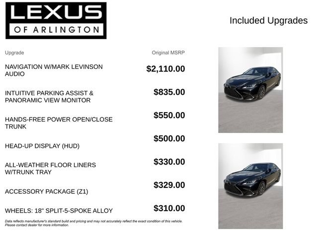 Used 2025 Lexus ES 300h w/ Accessory Package (Z1) FWD image 4