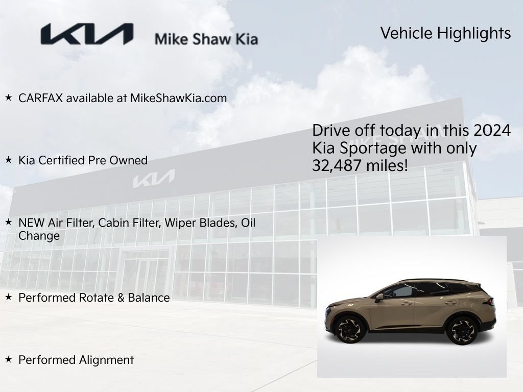 Certified 2024 Kia Sportage SX FWD image 10