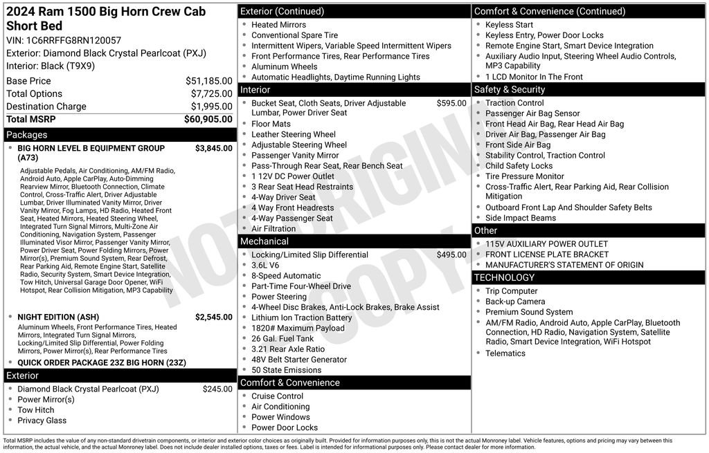 Certified 2024 RAM 1500 Big Horn image 42