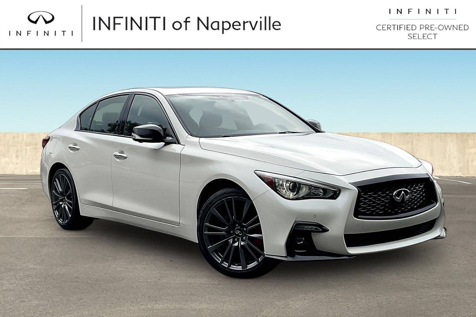 Certified 2022 INFINITI Q50 Red Sport 400 w/ Carbon Fiber Package