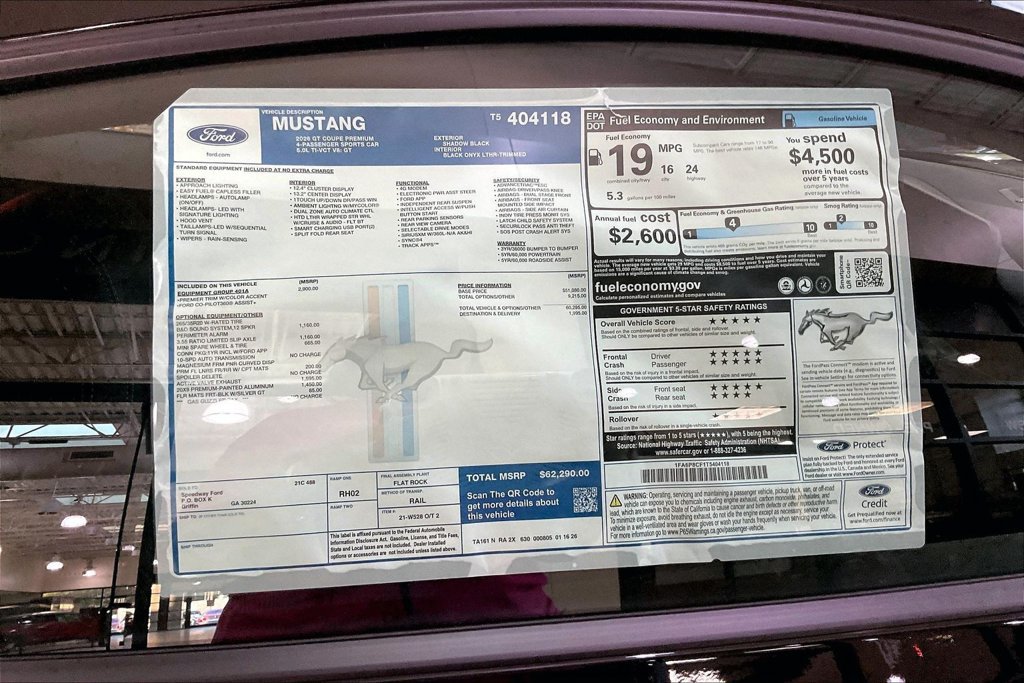 New 2026 Ford Mustang GT Premium RWD image 14
