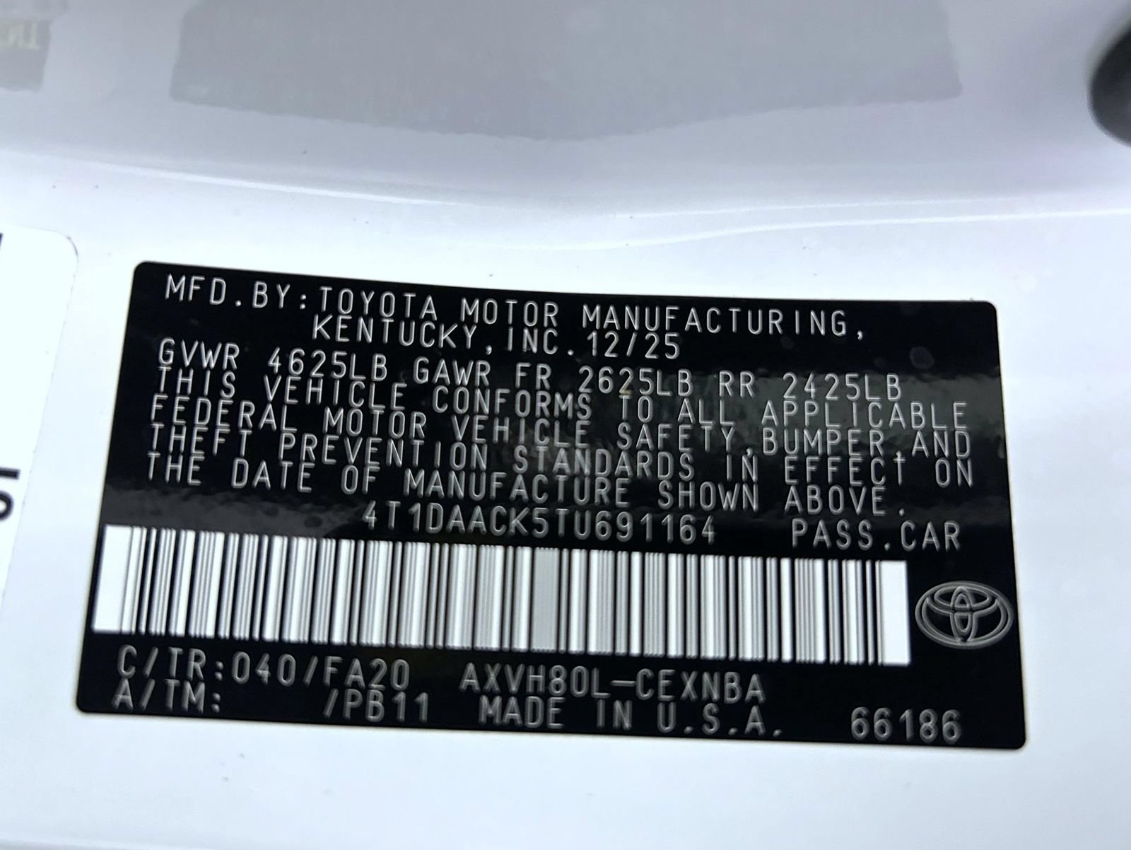 Used 2026 Toyota Camry LE FWD image 25