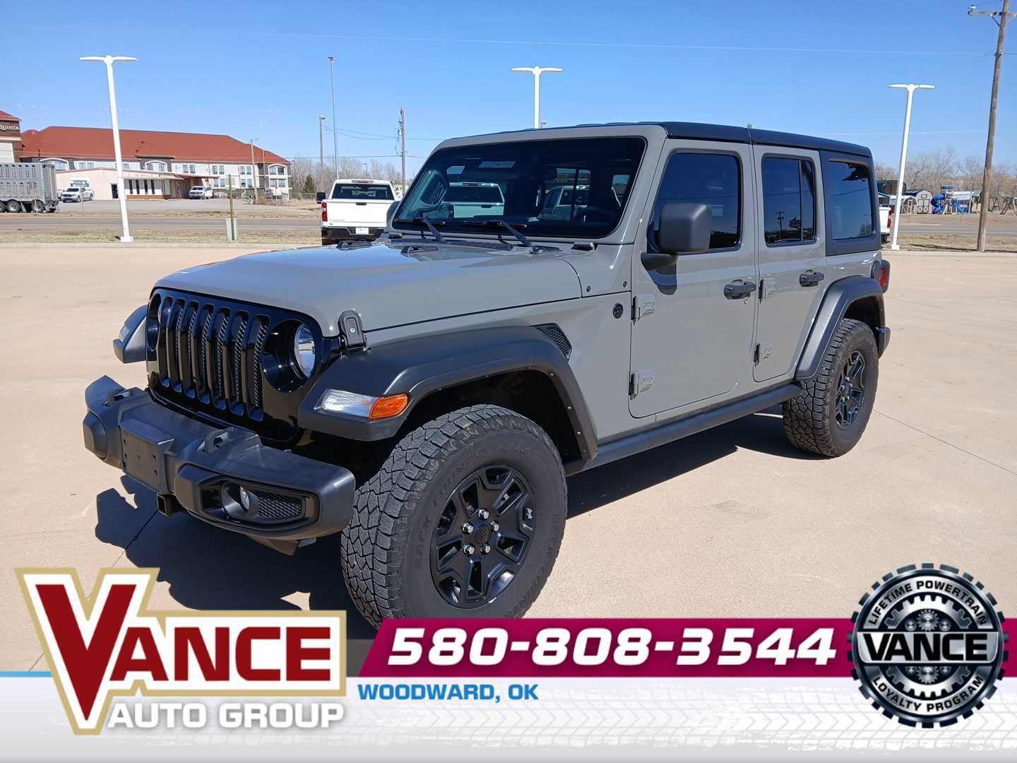 Used 2021 Jeep Wrangler Unlimited Sport image 1