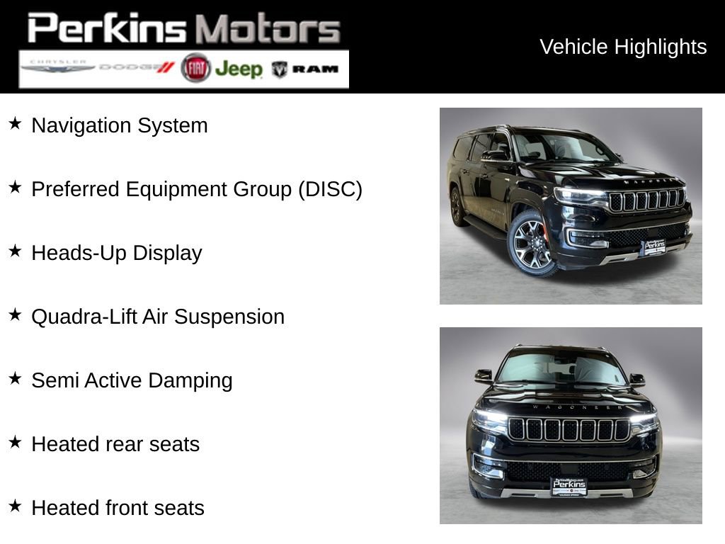 Used 2024 Jeep Wagoneer L Series III w/ Flexible Seating Group image 2