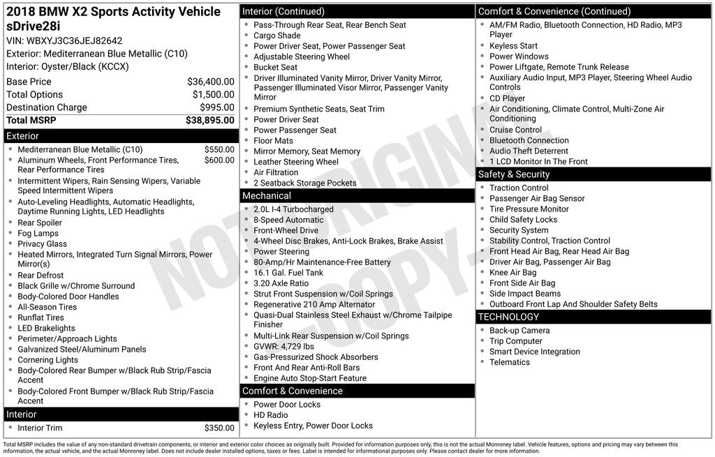Used 2018 BMW X2 sDrive28i image 7