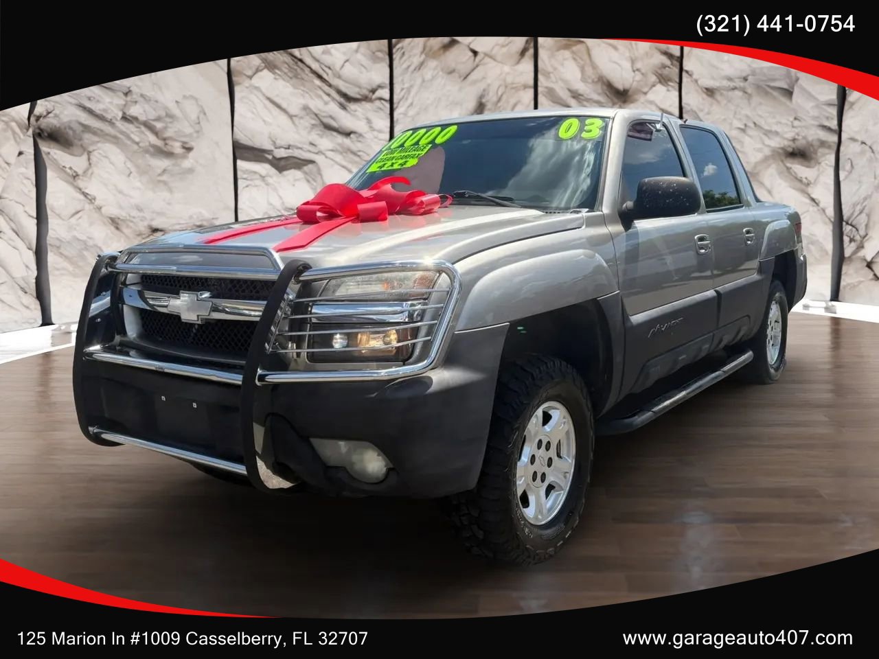 Used 2003 Chevrolet Avalanche 4x4 w/ Suspension Package, Off-Road image 3