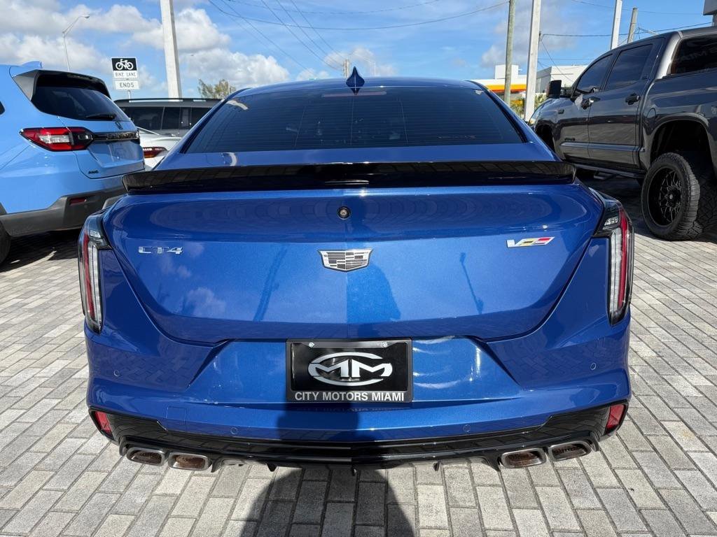 Used 2021 Cadillac CT4 V w/ Technology Package AWD/4WD image 6