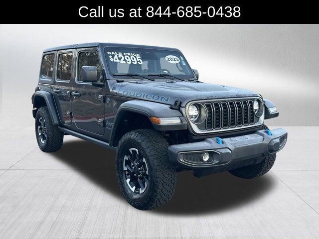 Certified 2025 Jeep Wrangler Unlimited Rubicon 4xe w/ Safety Group image 3