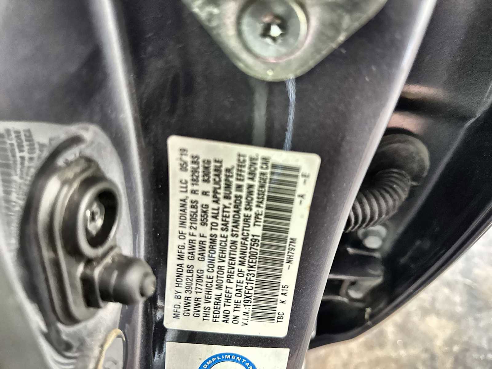 Used 2019 Honda Civic EX image 33