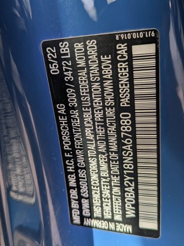 Used 2022 Porsche Taycan 4 Cross Turismo AWD/4WD image 18