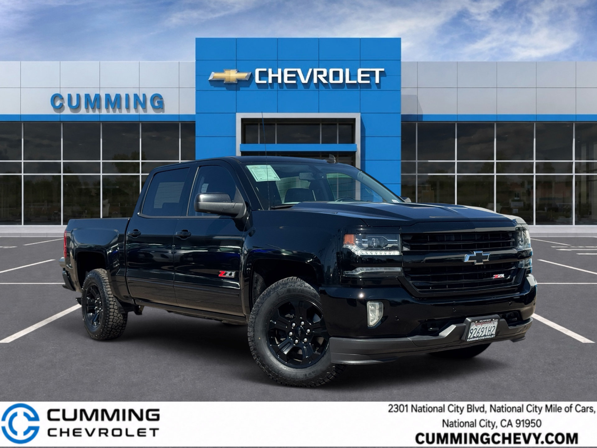 Certified 2018 Chevrolet Silverado 1500 LTZ Z71 w/ LTZ Plus Package AWD/4WD image 1