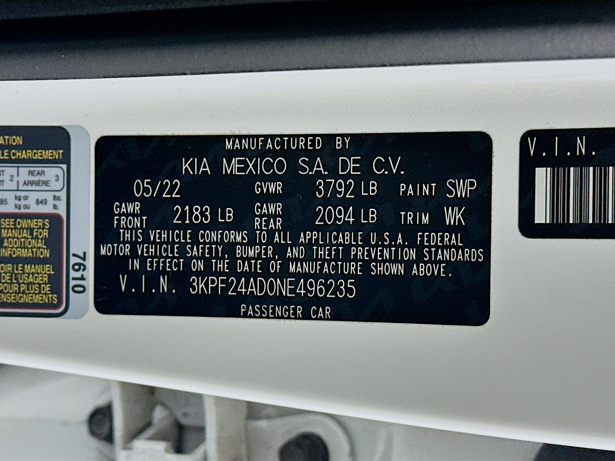 Used 2022 Kia Forte LXS w/ LXS Technology Package image 12