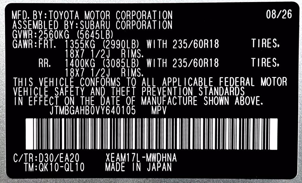 New 2027 Toyota bZ Woodland AWD/4WD image 25
