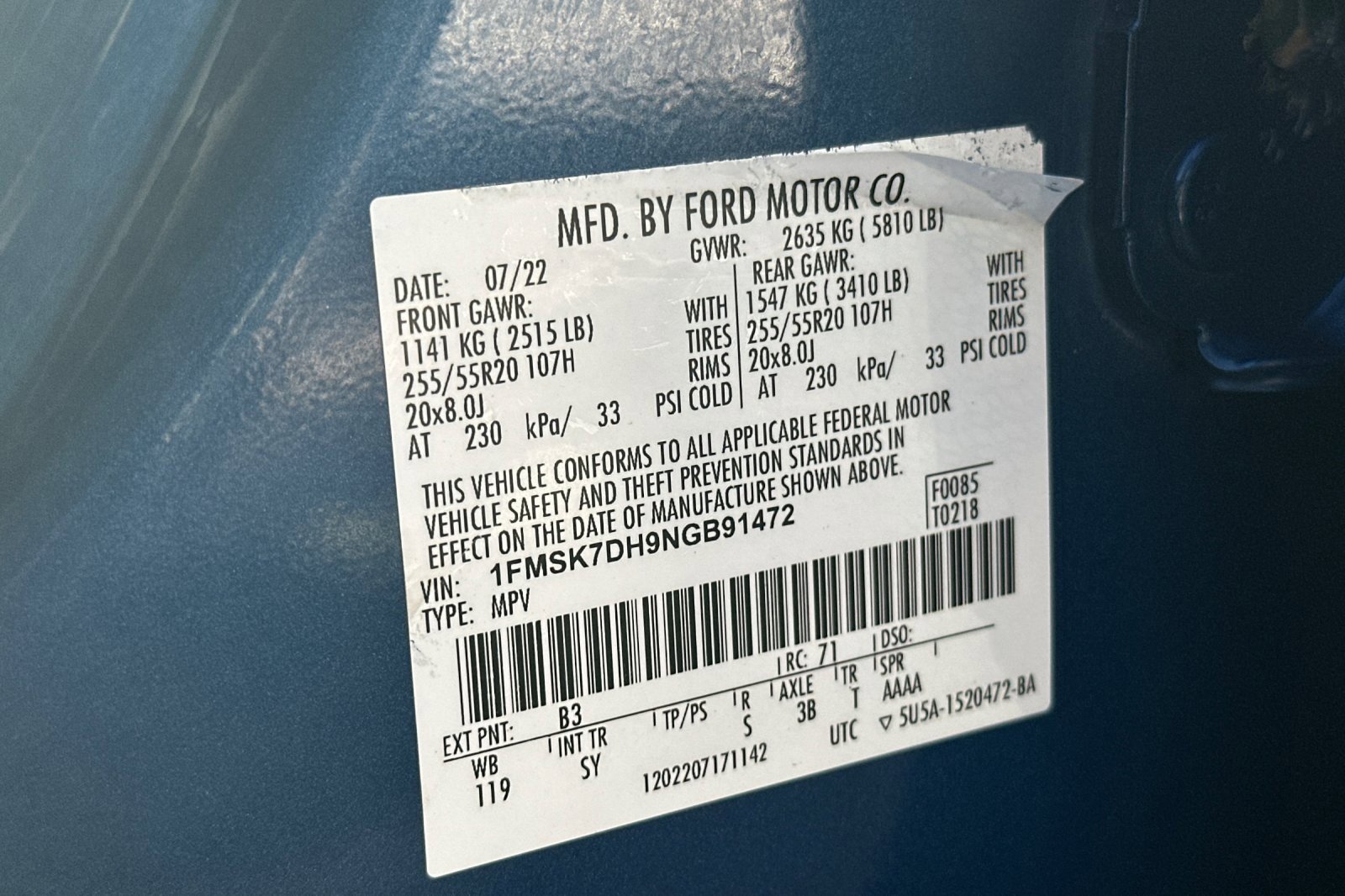 Certified 2022 Ford Explorer XLT w/ Equipment Group 202A image 30