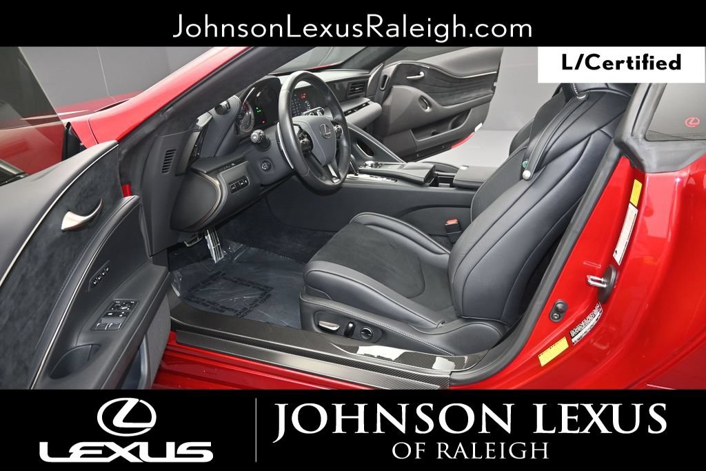 Certified 2022 Lexus LC 500 Coupe w/ Dynamic Handling Package RWD image 11