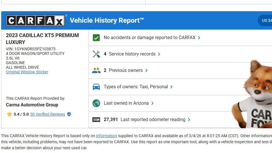 Used 2023 Cadillac XT5 Premium Luxury AWD/4WD image 13