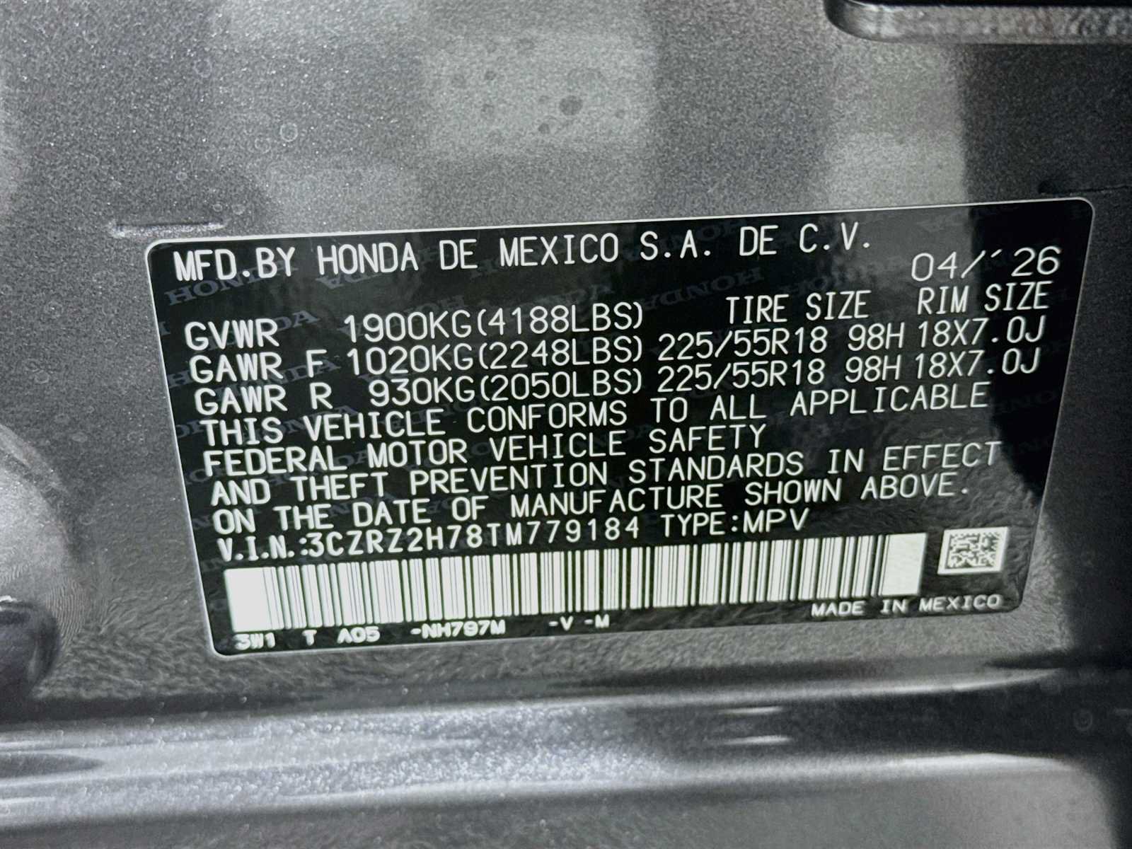 Used 2026 Honda HR-V EX-L image 43