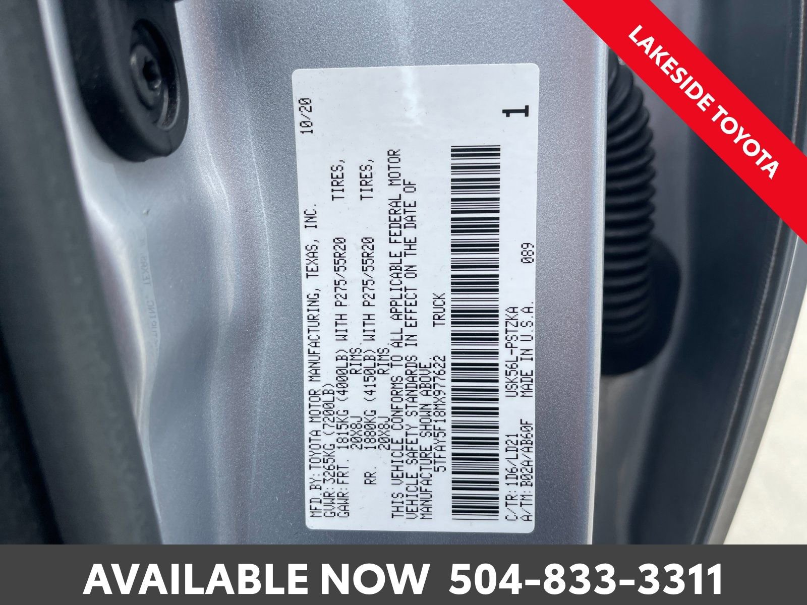 Certified 2021 Toyota Tundra 1794 Edition image 43