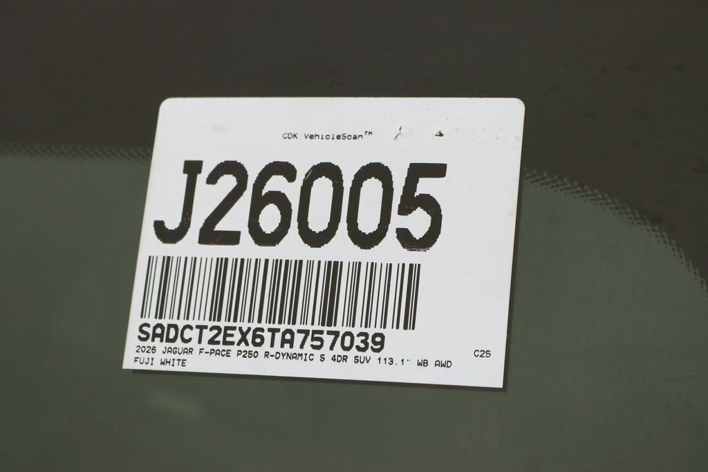 Used 2026 Jaguar F-PACE R-Dynamic S image 34