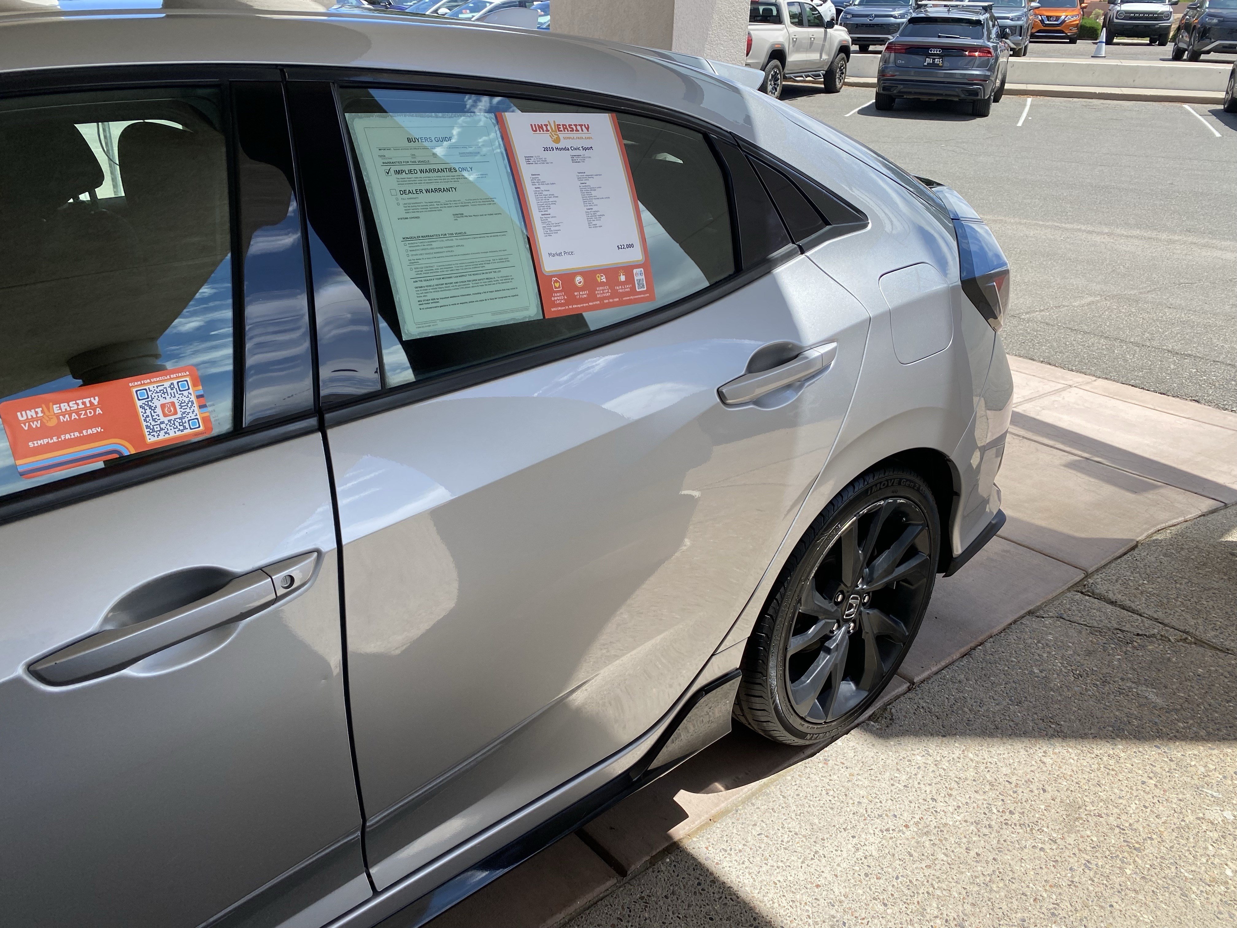 Used 2019 Honda Civic Sport image 57