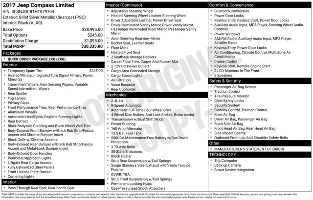 Used 2017 Jeep Compass Limited image 4