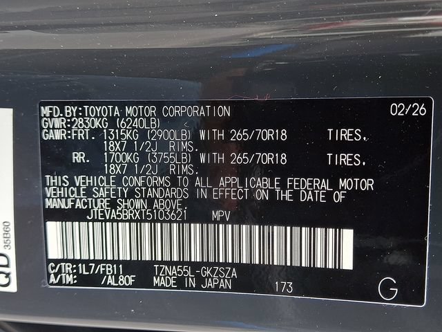 New 2026 Toyota 4Runner TRD Off-Road AWD/4WD image 9