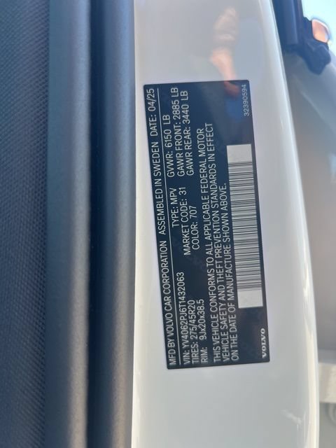 New 2026 Volvo XC90 B6 Core w/ Protection Package AWD/4WD image 9