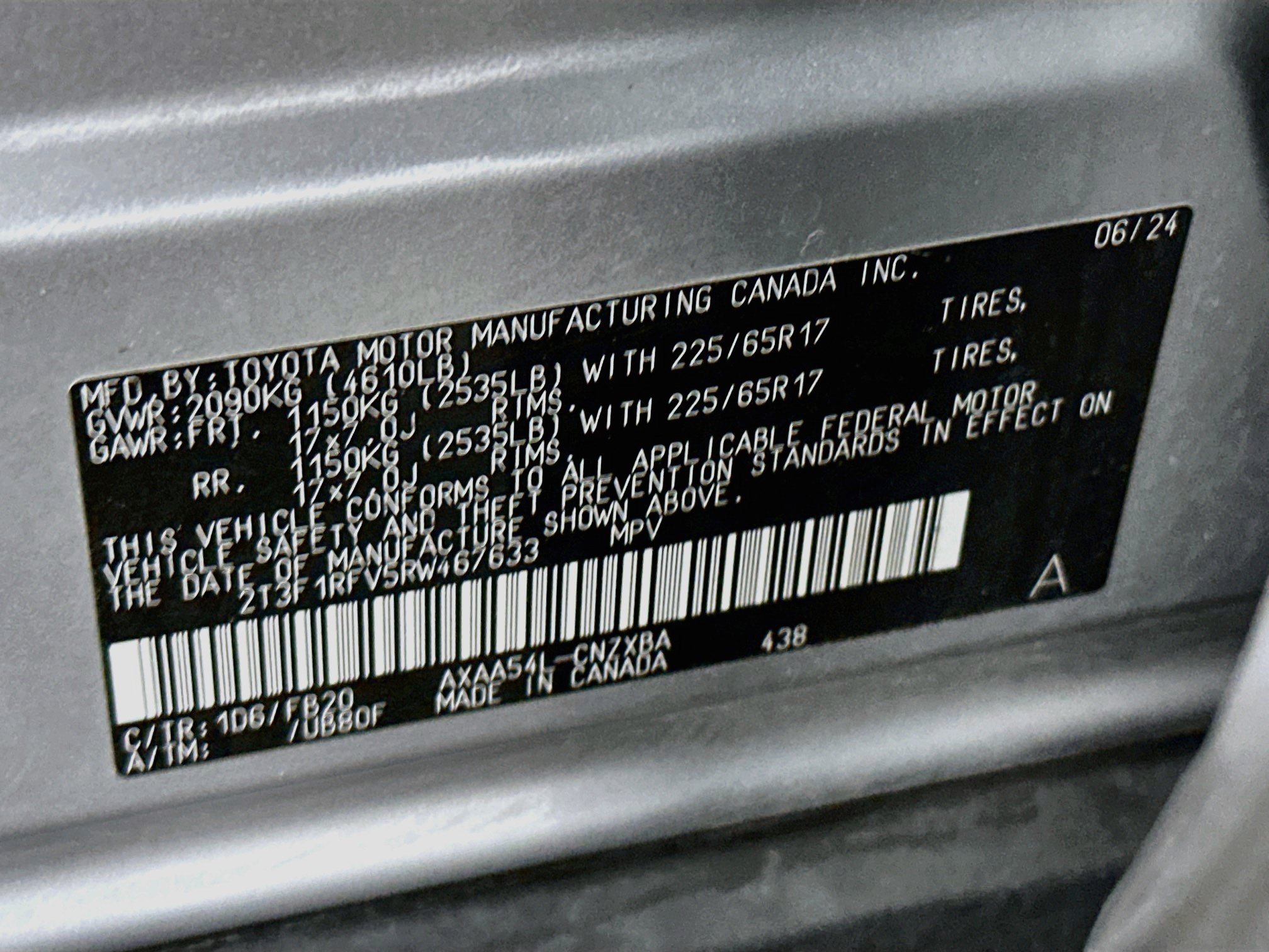Used 2024 Toyota RAV4 LE AWD/4WD image 12
