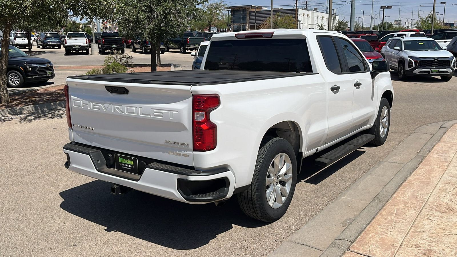 Used 2023 Chevrolet Silverado 1500 Custom w/ LPO, Dark Essentials Package RWD image 8