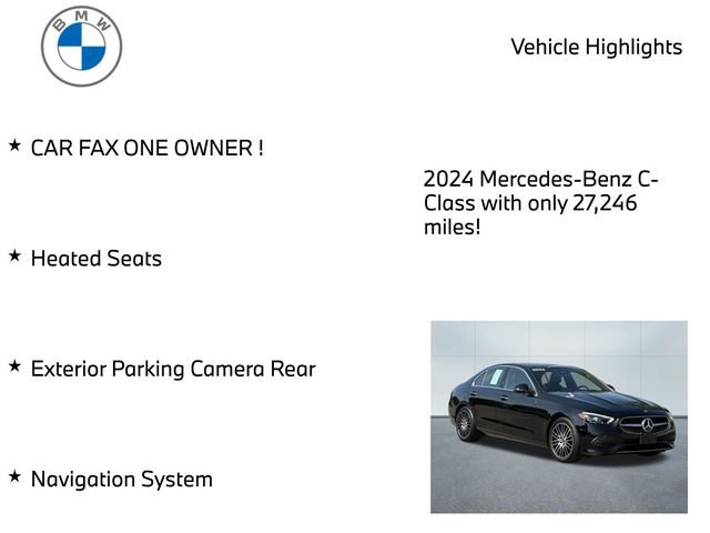 Used 2024 Mercedes-Benz C 300 4MATIC Sedan image 9