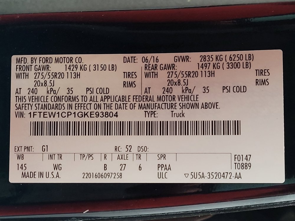 Used 2016 Ford F150 XL w/ Equipment Group 101A Mid RWD image 33