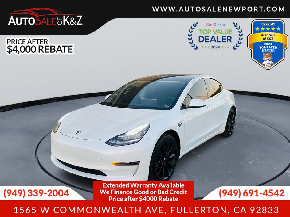 Used 2020 Tesla Model 3 Long Range image 1