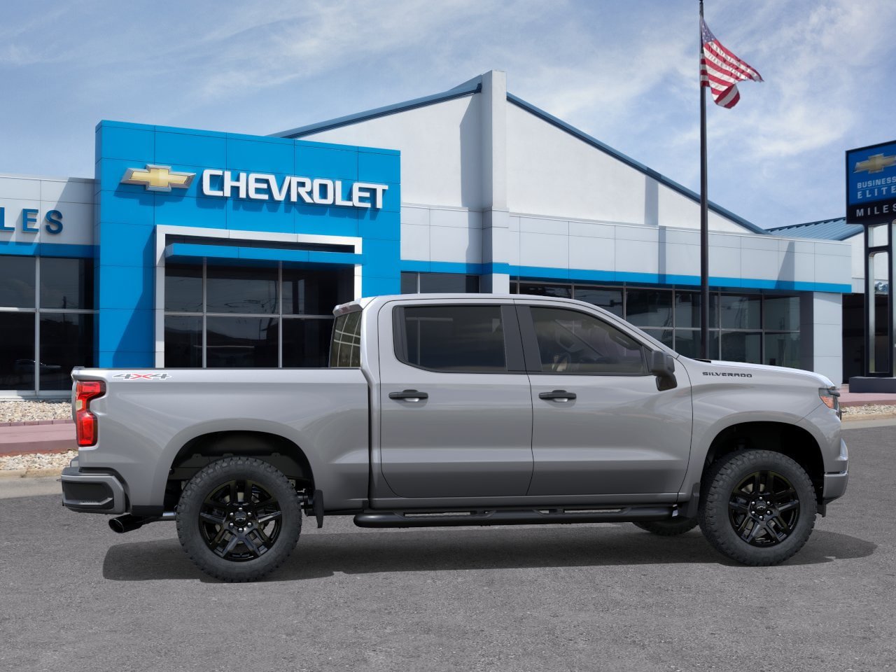 New 2026 Chevrolet Silverado 1500 Custom w/ Turbomax Blackout Package AWD/4WD image 39
