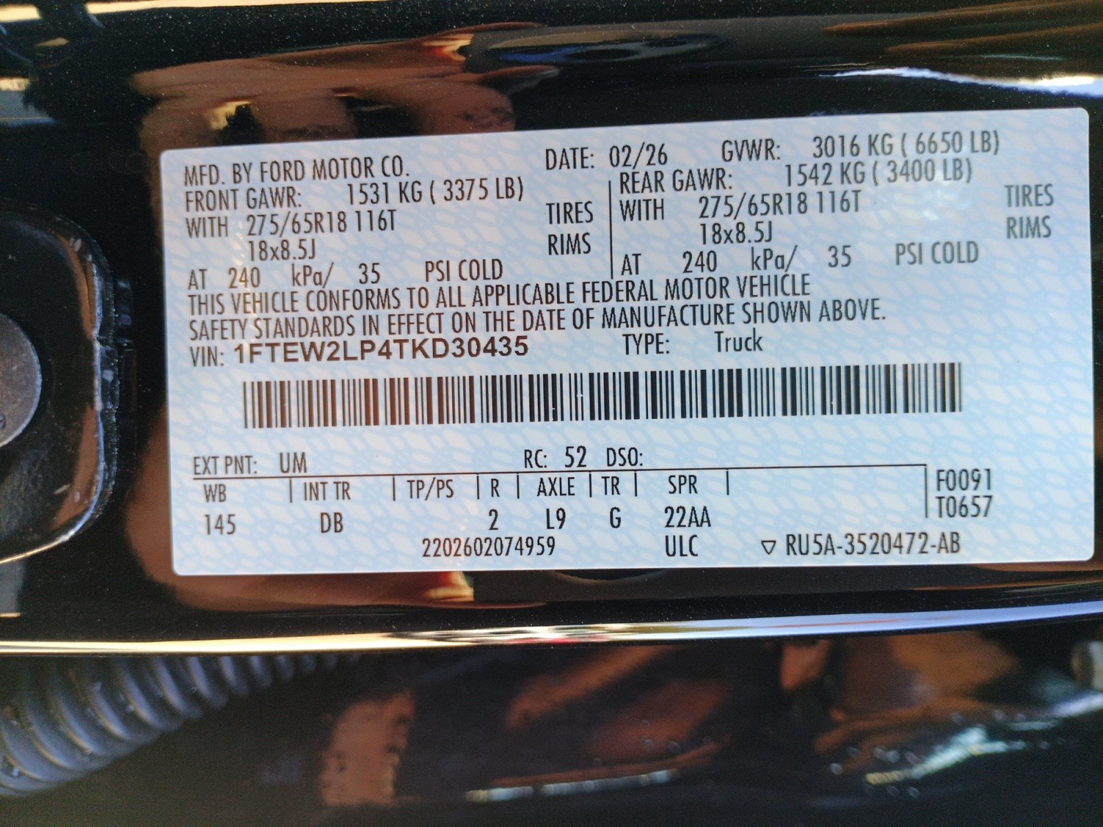 Certified 2026 Ford F150 STX AWD/4WD image 25