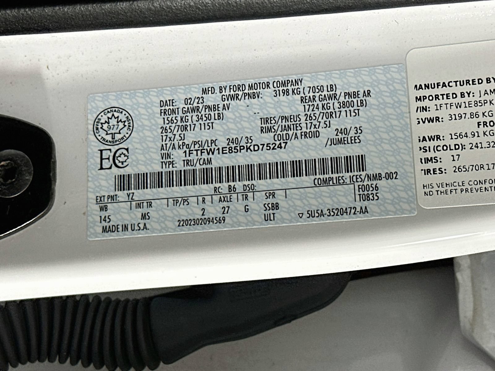 Used 2023 Ford F150 XLT w/ Equipment Group 301A Mid AWD/4WD image 31