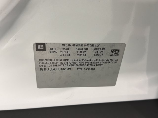 Used 2015 Chevrolet Volt w/ Enhanced Safety Package 1 FWD image 40