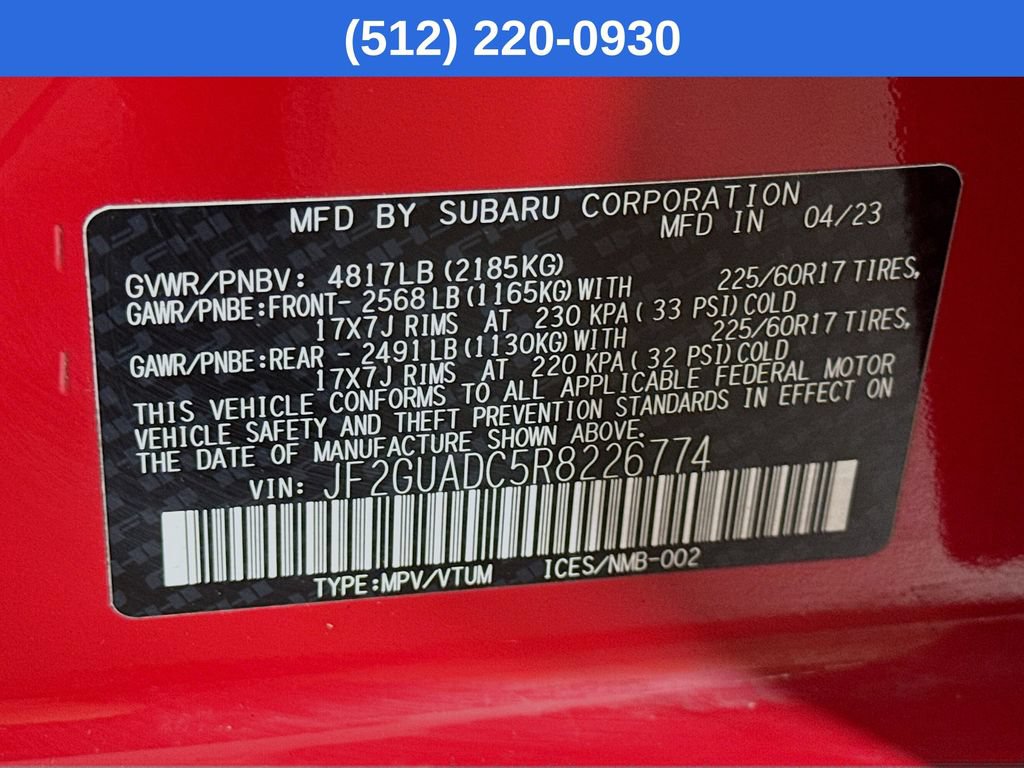 Used 2024 Subaru Crosstrek 2.0i Premium AWD/4WD image 41