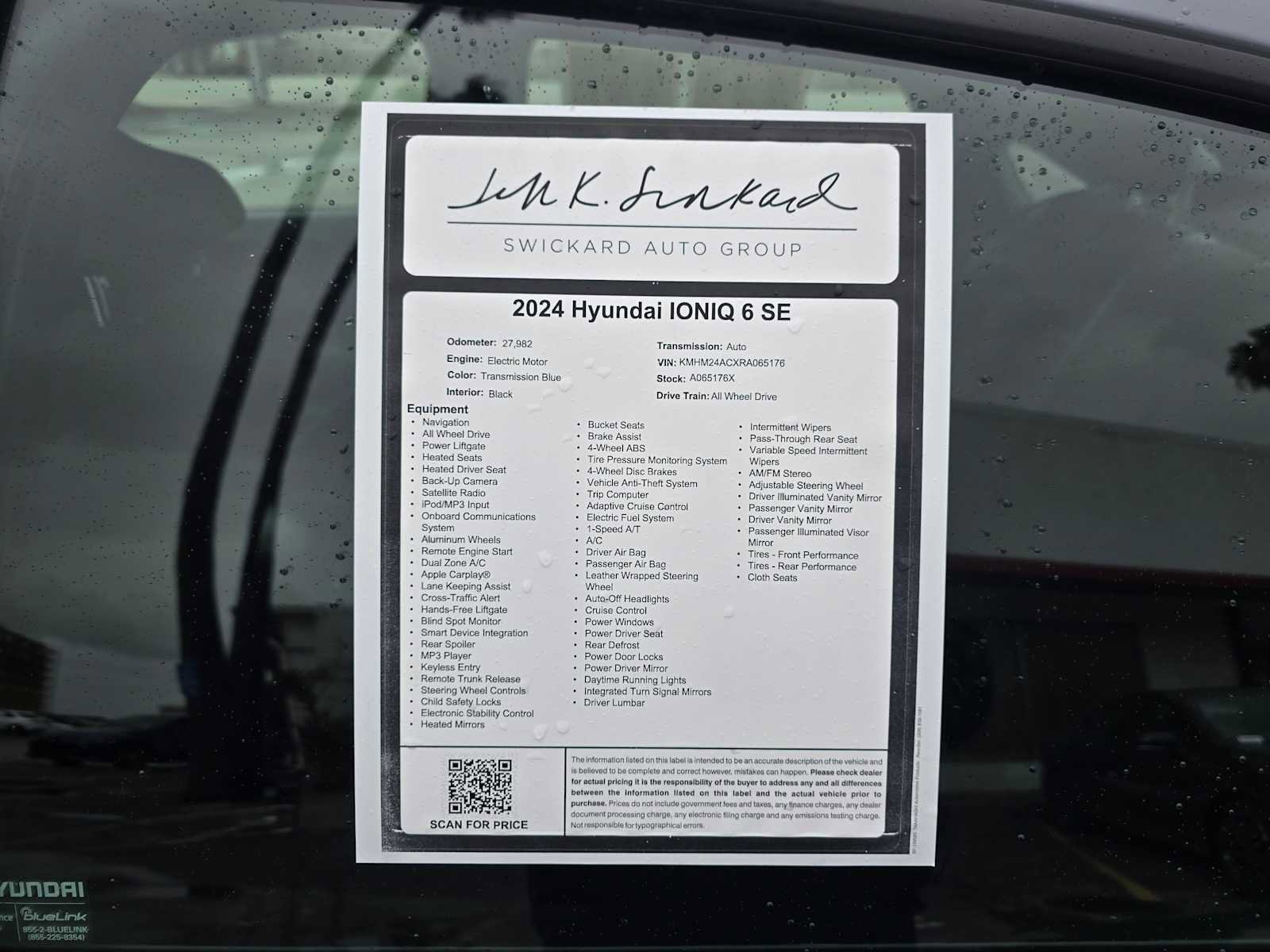 Used 2024 Hyundai Ioniq 6 SE AWD/4WD image 20