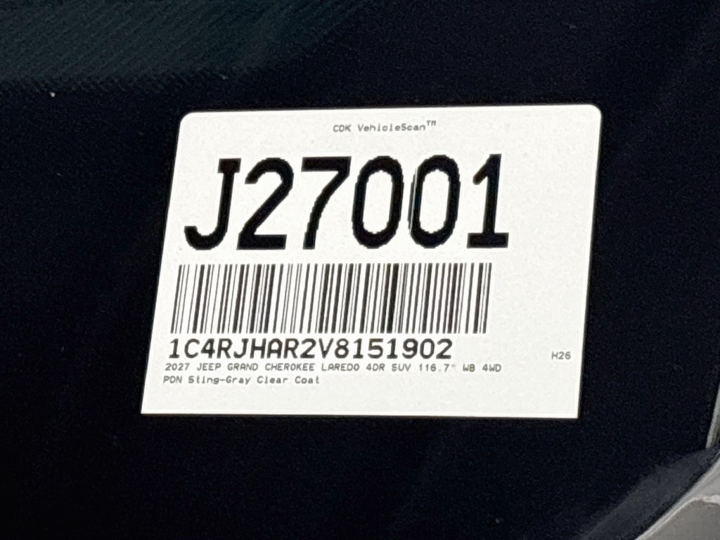 New 2027 Jeep Grand Cherokee Altitude AWD/4WD image 26