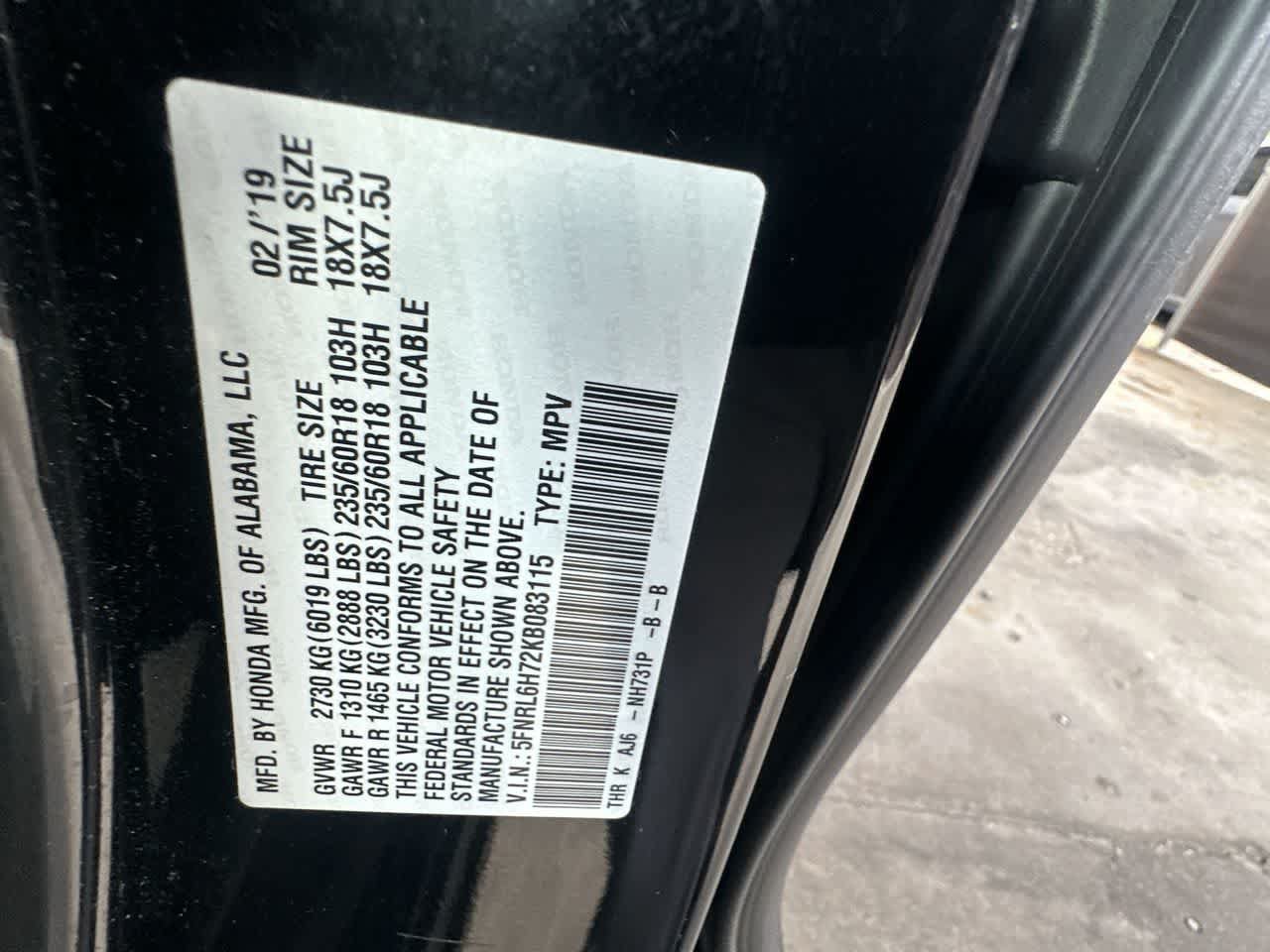 Used 2019 Honda Odyssey EX-L image 29